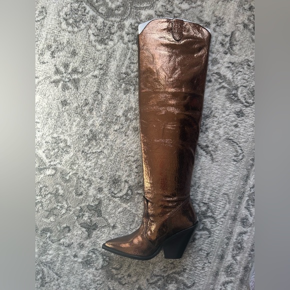 🆕 in box Free People Triple Crown Over-the-Knee Slouch Boots - Picture 13 of 16